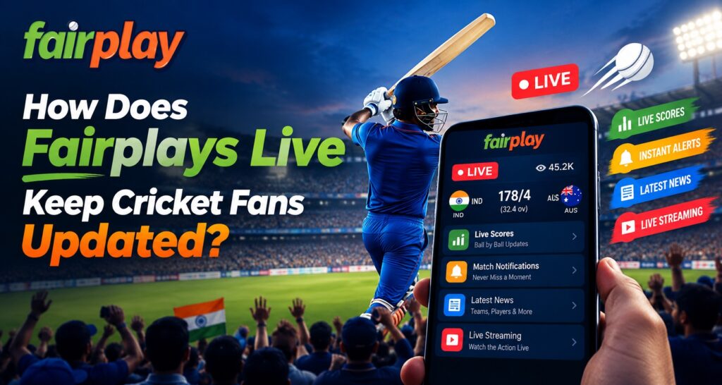 How Does Fairplays Live Keep Cricket Fans Updated