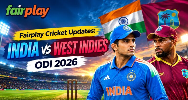Fairplay Cricket Updates: India vs West Indies ODI 2026